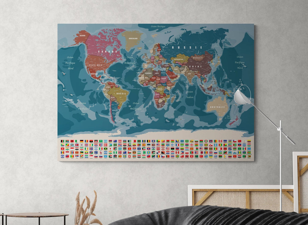 Cartes du monde magnétique - world-maps